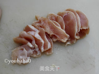 肉酱滑鸡胸肉的做法步骤:2