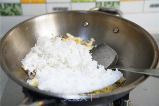 苋菜肉末蛋炒饭的做法步骤:5