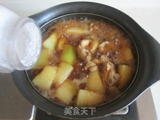 冬瓜烧鸡腿肉的做法步骤:7