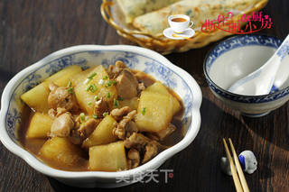 冬瓜烧鸡腿肉的做法步骤:8
