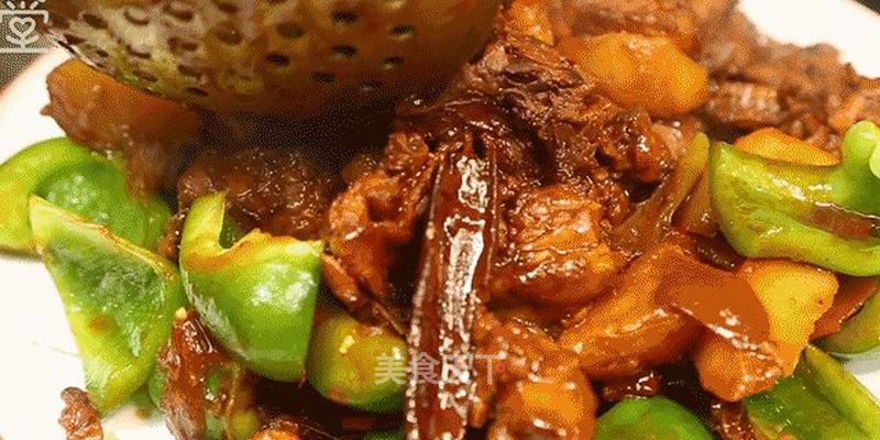 大盘鸡的做法步骤:17