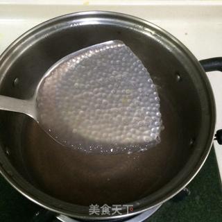 紫薯牛奶西米露的做法步骤:5