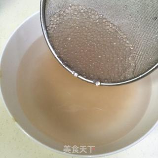 紫薯牛奶西米露的做法步骤:6