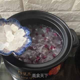 紫薯冰糖银耳羹的做法步骤:12