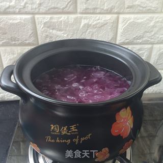 紫薯冰糖银耳羹的做法步骤:13