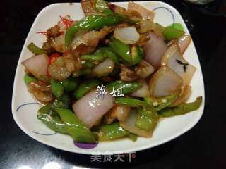 香辣回锅肉的做法步骤:14