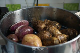 什锦牛奶芋圆的做法步骤:2