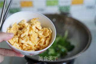 鸡蛋炒菜椒的做法步骤：4