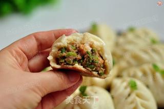 鲜虾芦笋水煎包的做法步骤:20
