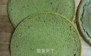 抹茶慕斯蛋糕的做法步骤:8