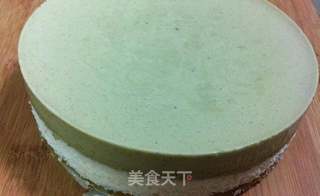 抹茶慕斯蛋糕的做法步骤:19