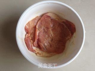 烤肉茄子三明治的做法步骤:2
