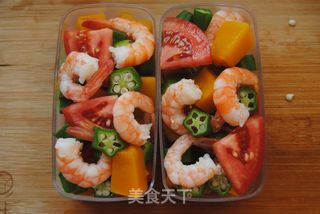 田园鲜虾沙拉的做法步骤:9