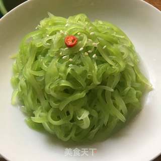 凉拌莴苣丝的做法步骤:11
