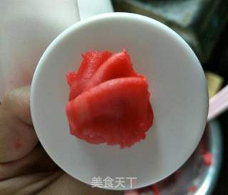 豆沙裱花蛋糕的做法步骤:9