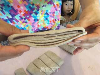 黑米豆沙花卷的做法步骤:17