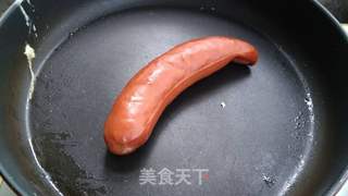 鸡蛋灌饼卷香肠的做法步骤:11