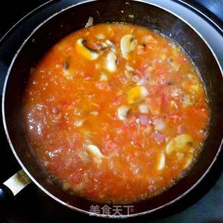 番茄培根意大利面的做法步骤:6