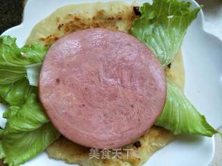 鸡蛋灌饼的做法步骤:16