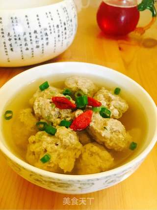 猪肉丸子汤的做法步骤:9