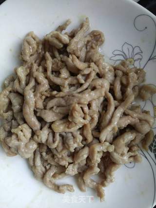 京酱肉丝的做法步骤:8