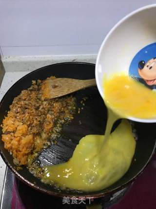 卤肉蛋炒饭的做法步骤:5