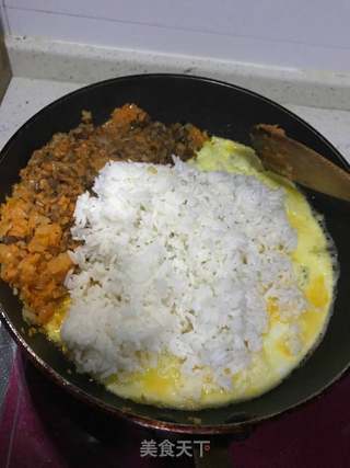 卤肉蛋炒饭的做法步骤:6