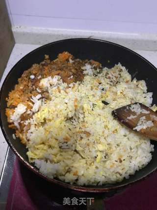 卤肉蛋炒饭的做法步骤:7