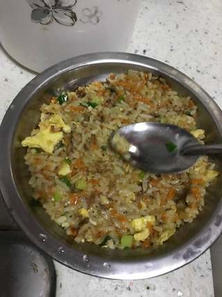 卤肉蛋炒饭的做法步骤:10