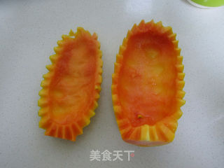 木瓜椰汁西米露的做法步骤:3