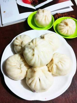 紫薯包子的做法步骤:13