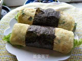 鸡蛋灌饼的做法步骤:18
