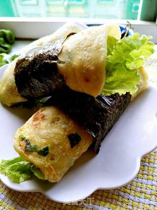 鸡蛋灌饼的做法步骤:19