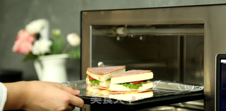西屋特约之芝士火腿鸡蛋三明治的做法步骤:10
