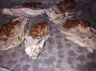 蒜蓉粉丝烤生蚝的做法步骤:7