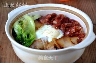 腊味双拼煲仔饭的做法步骤:10