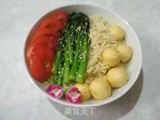 咖喱鱼蛋面的做法步骤:10