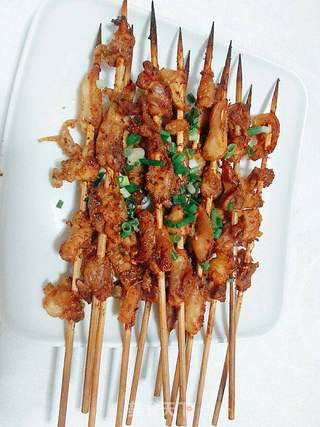 鸡肉烤串的做法步骤:6