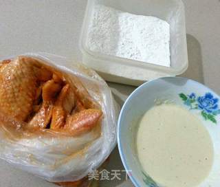 炸鸡翅的做法步骤:4