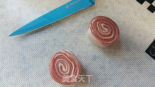 黄油版三色蛋黄酥的做法步骤:19