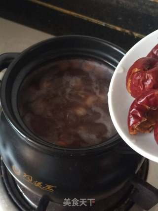 三红补血粥的做法步骤:5