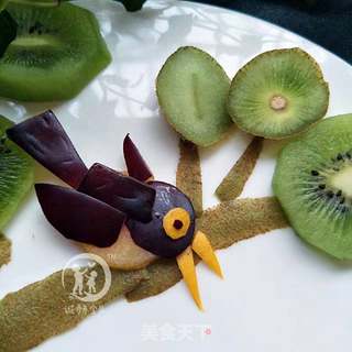 趣味水果拼盘的做法步骤:6