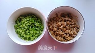 牛肉芹菜蛋炒饭的做法步骤:2