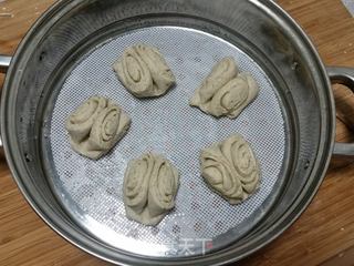 豆渣花卷的做法步骤:8