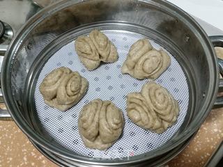 豆渣花卷的做法步骤:9