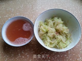 猪肉西瓜皮馅饺子的做法步骤:3