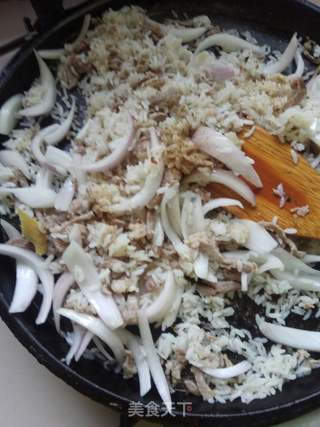 铁板羊肉米饭的做法步骤:12