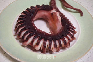 时蔬烤章鱼的做法步骤:4