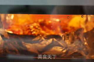 时蔬烤章鱼的做法步骤:11