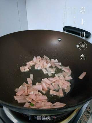 酱油炒饭的做法步骤:2